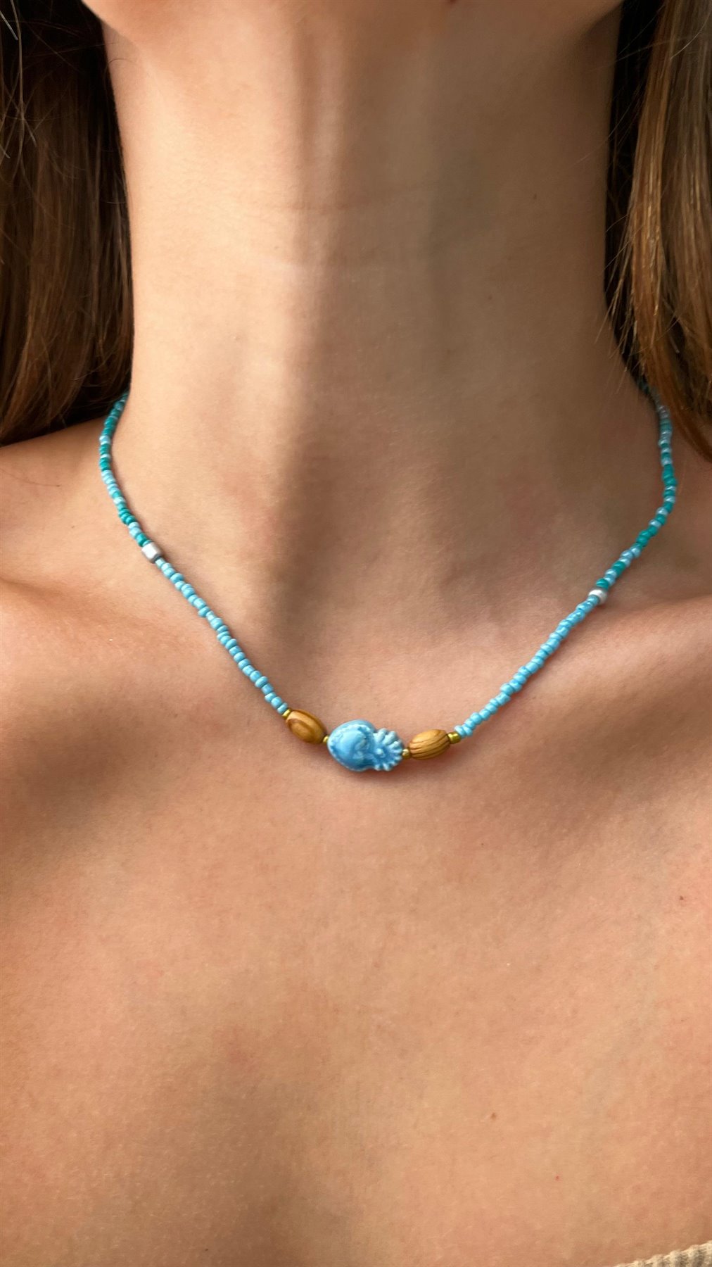 Collar Turquesa Arena